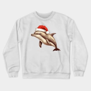 Santa Dolphin Crewneck Sweatshirt